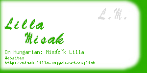 lilla misak business card